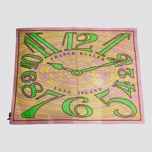Franck Muller Pink and Green Scarf